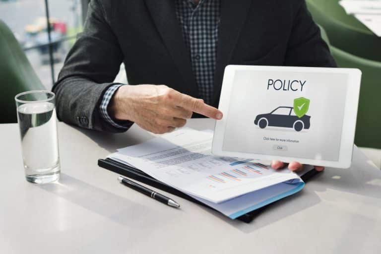 Insurance documents reviewed after a pedestrian accident claim