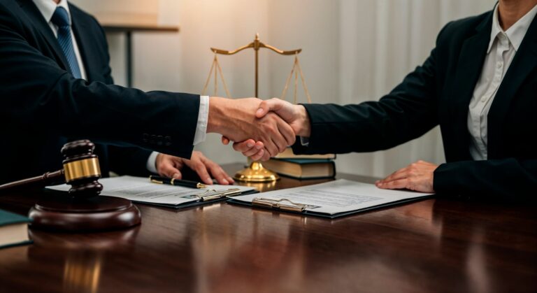 LeFante Law Offices rideshare accident attorney meeting with an injured client in Illinois